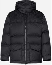 Gucci - GG Motif Quilted Nylon Down Jacket - Lyst