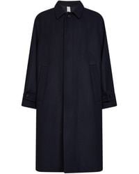 Hevò - Wool-Blend Baia Del Monaco Long Trench Coat - Lyst