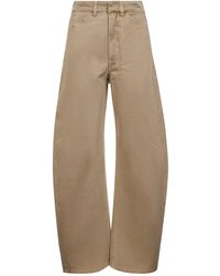 Lemaire - Denim High Waisted Curved Pants - Lyst
