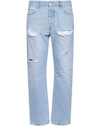 Haikure - Light Cotton Denim Blake Straight Jeans - Lyst