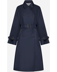 Weekend by Maxmara - Canasta Cotton-blend Trench Coat - Lyst