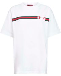 Gucci - Logo Cotton T-Shirt - Lyst