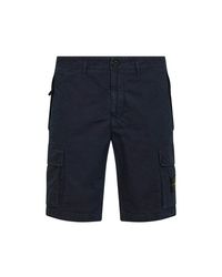 Stone Island - Organic Cotton Twill Cargo Bermuda Shorts - Lyst