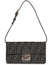 Fendi - Tobacco Wallet On Chain Minibag - Lyst