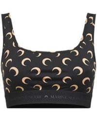 Marine Serre - Printed Jersey Moon Sports Bra - Lyst