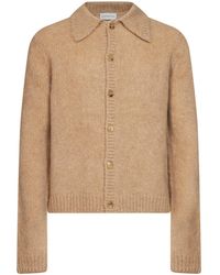 Dries Van Noten - Camel Alpaca Blend Knit Mora Cardigan - Lyst