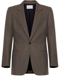 Saint Laurent - Tailored Single-Breasted Wool Blazer - Lyst