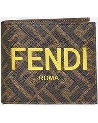 Fendi - Bi-fold Wallet With Logo - Lyst