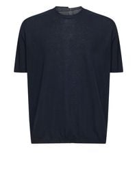 Uma Wang - Wool And Silk Crepe Crewneck Sweater - Lyst