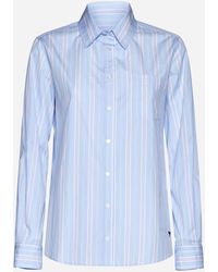 Weekend by Maxmara - Bahamas Striped Cotton Shirt - Lyst