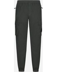 Stone Island - Cotton Cargo Trousers - Lyst