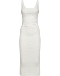 MC2 Saint Barth - Ribbed Jersey Jennifer Midi Tank Dress - Lyst