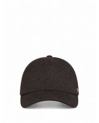 Tagliatore - Dark Virgin Wool Denver Baseball Cap - Lyst