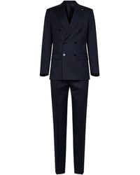 D 40 - Virgin Wool Positano Double-Breasted Suit - Lyst