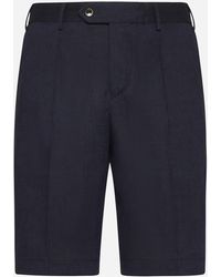PT Torino - Linen Shorts - Lyst