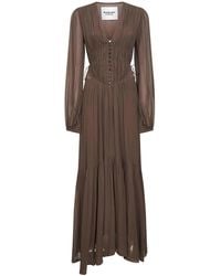 Isabel Marant - Georgette Briane Long Dress - Lyst
