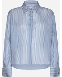 Max Mara - Vertigo Cotton And Silk Shirt - Lyst