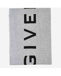 Givenchy - Logo 4g Wool And Cashmere Scarf - Lyst