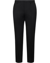 Prada Abbigliamento - Wool Slim Trousers - Lyst