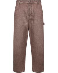 Bottega Veneta - Washed Denim Cargo Jeans - Lyst