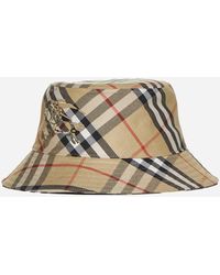 Burberry - Check Cotton-blend Bucket Hat - Lyst