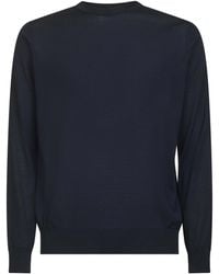 Giorgio Armani - Virgin Wool Knit Crewneck Sweater - Lyst