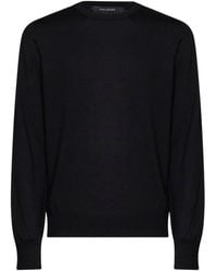 Tagliatore - Virgin Wool Knit Marley Crewneck Sweater - Lyst