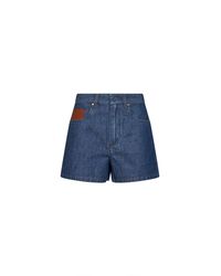 Fendi - Shorts Cotton Chambray - Lyst