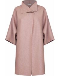 Harris Wharf London - Rose Felted Wool Kimono Mantle - Lyst