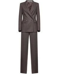 Tagliatore - Stretch Wool Double-Breasted Suit - Lyst