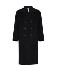 Hevò - Double Wool Erchie Double-Breasted Coat - Lyst