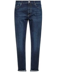 Brunello Cucinelli - Comfort Cotton Denim Traditional Fit Jeans - Lyst