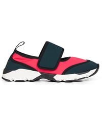 Marni - Fuchsia And Lycra Mary Jane Running Sneaker - Lyst