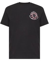 Moncler - Cotton Jersey Logo T-Shirt - Lyst