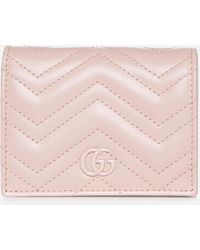 Gucci - GG Marmont Quilted Leather Wallet - Lyst