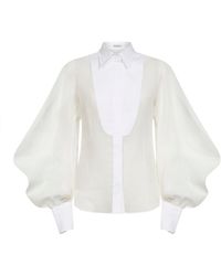 Brunello Cucinelli - Cotton Organza Shirt - Lyst
