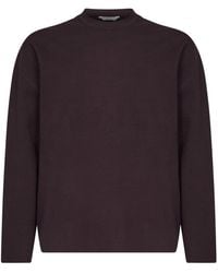 Hevò - Knit Top Fiumara Dark Viscose Blend - Lyst