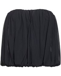 Isabel Marant - Draped Jersey Amalia Bustier Top - Lyst