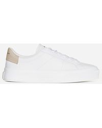 Givenchy - City Sport Leather Sneakers - Lyst