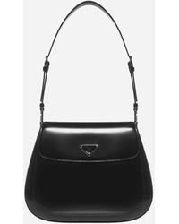 prada suede shoulder bolsa