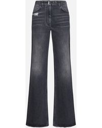 Givenchy - Flared Wide Leg Jeans - Lyst