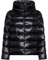 Herno - Ultralight Nylon Cape Down Jacket - Lyst