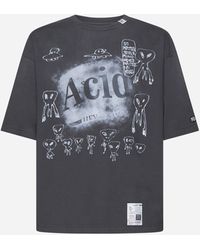 Maison Mihara Yasuhiro - Distressed Acid Cotton T-shirt - Lyst
