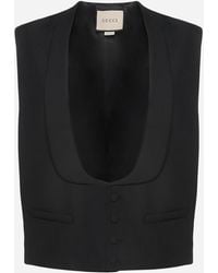 Gucci - Wool And Mohair Waistcoat - Lyst