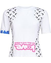 Marine Serre - T-Shirt Baby-Fit - Lyst