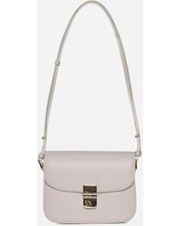 A.P.C. - Grace Leather Small Bag - Lyst
