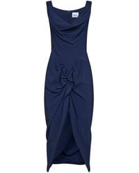 Vivienne Westwood - French Stretch Viscose Panther Midi Dress - Lyst
