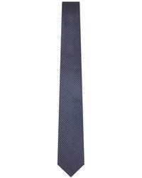 Giorgio Armani - Micro-Pattern Jacquard Silk Tie - Lyst