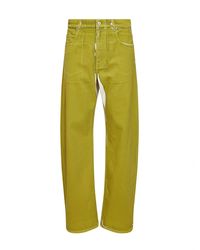 Marni - Screen-Printed Denim Wide-Leg Jeans - Lyst