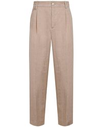 Jacquemus - Textured Linen Blend The Croisière Trousers - Lyst